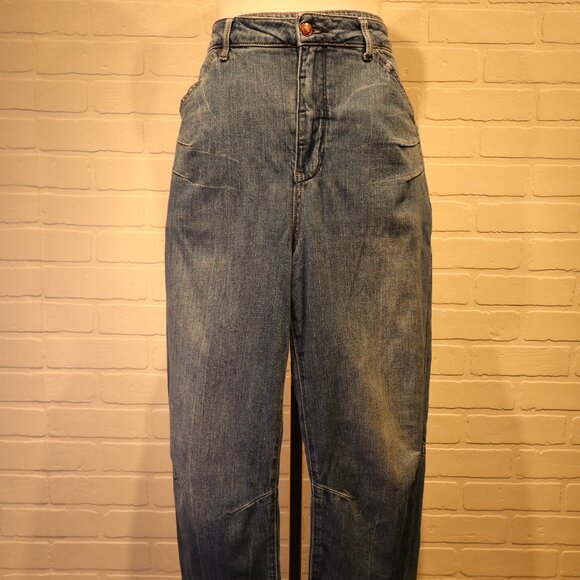 Pilcro Denim - Anthropolgie Pilcro Barrel Cut Jeans